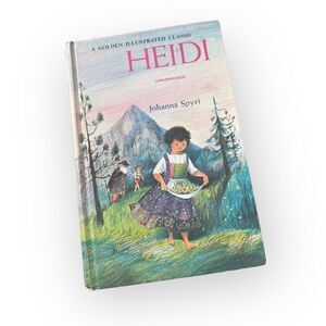 Vintage 1960s Heidi Illustrated Classic Book